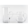 Clear Glass Pitcher Decanter mit Abziehbild